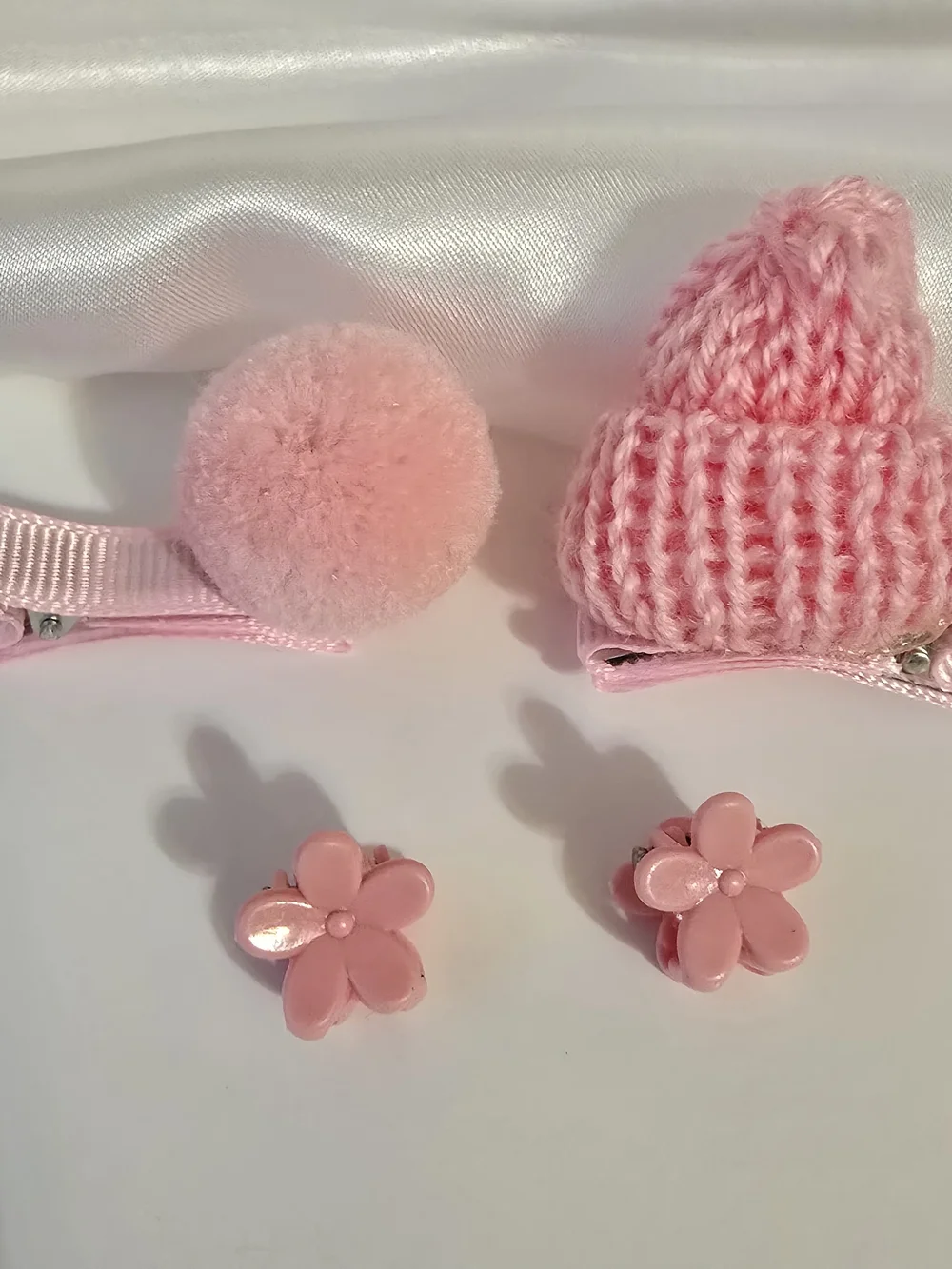 18pc-Girls Pink Hair Accessories Set – Assorted Princess Clips & Bands